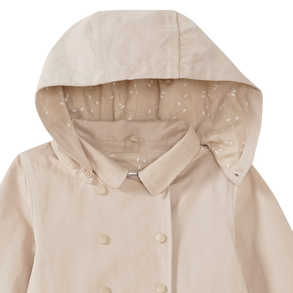 Baby trenchcoat met afneembare capuchon