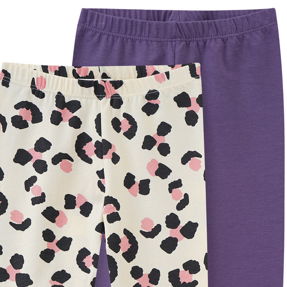2 Mädchen Leggings im Set