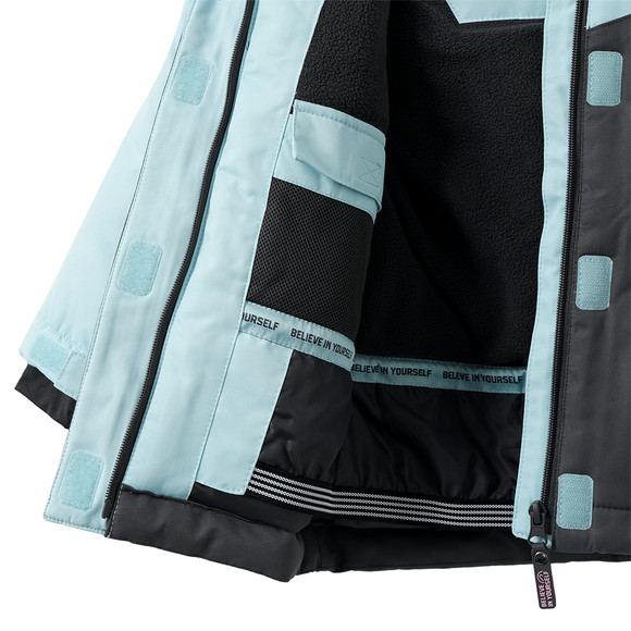 Mädchen Schneejacke mit Farbteilern