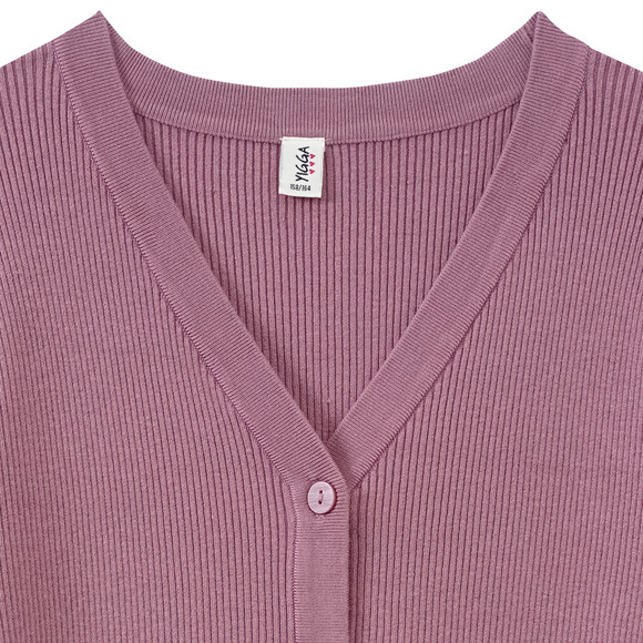 Mädchen Strickjacke unifarben