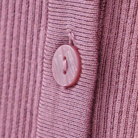 Mädchen Strickjacke unifarben