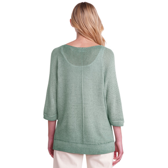 Gebreide damestrui met 3/4 mouwen