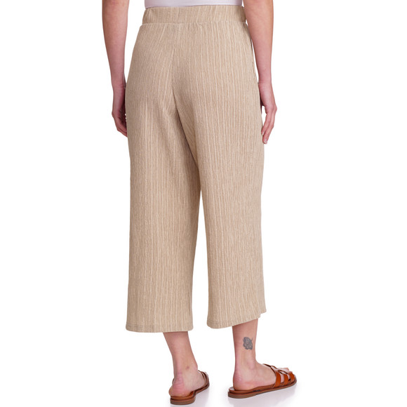 Dames culottes met gestructureerde strepen