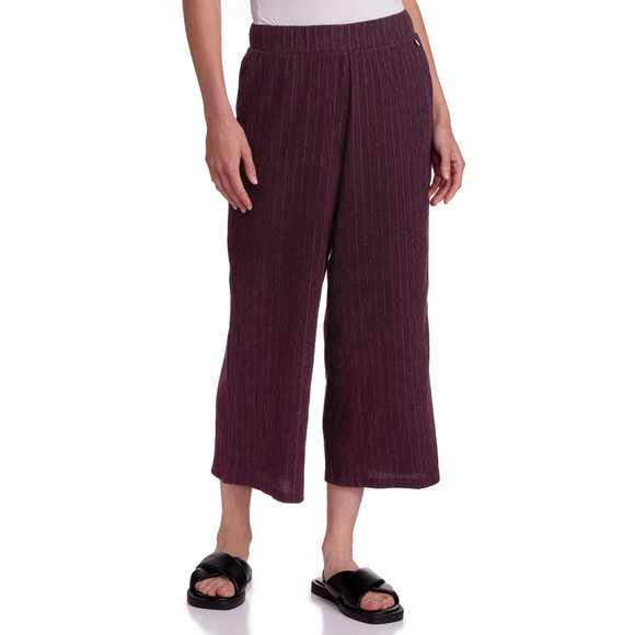 Dames culottes met gestructureerde strepen