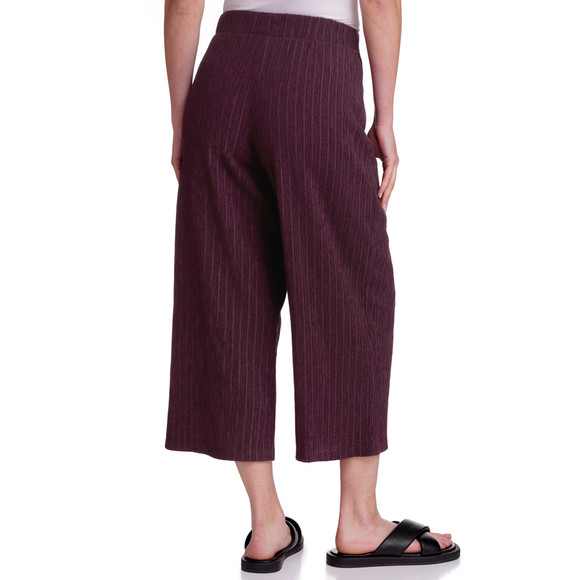 Dames culottes met gestructureerde strepen