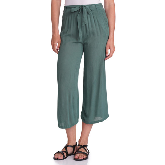 Damen Culotte mit Bindegürtel