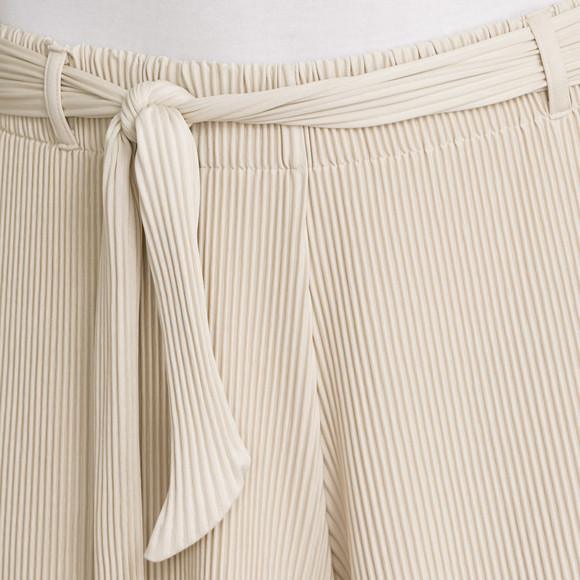 Damen Plissee-Culotte in Unifarben