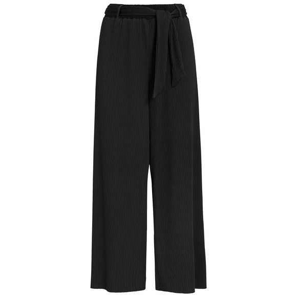 Damen Plissee-Culotte in Unifarben
