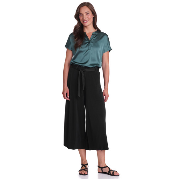 Damen Plissee-Culotte in Unifarben