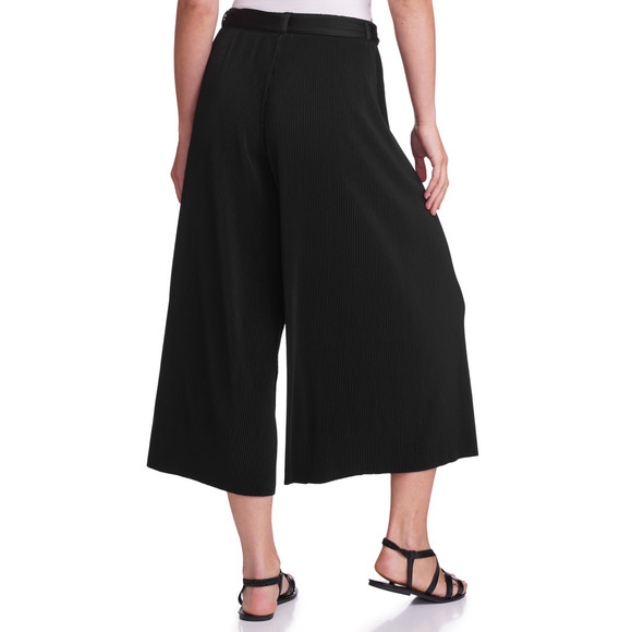 Damen Plissee-Culotte in Unifarben