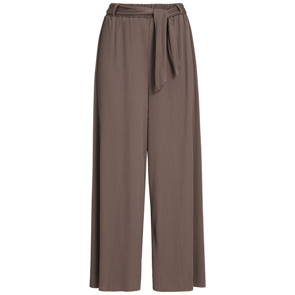 Damen Plissee-Culotte in Unifarben