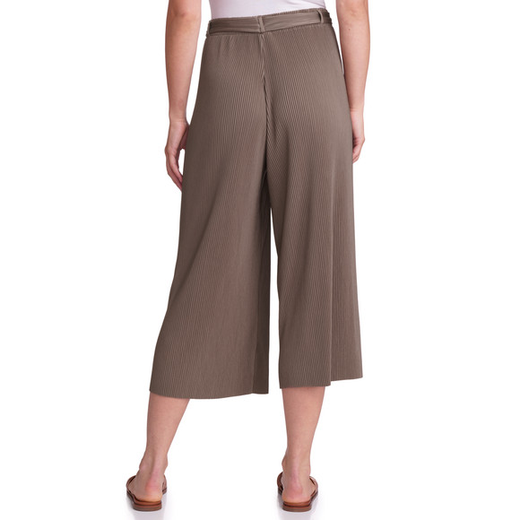Damen Plissee-Culotte in Unifarben