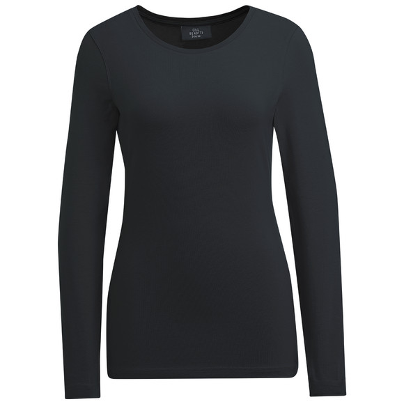 Damen Langarmshirt im Basic-Look
