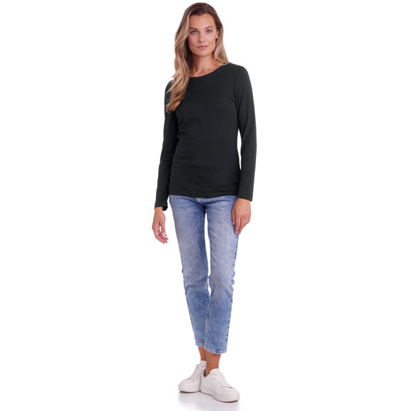 Damen Langarmshirt im Basic-Look