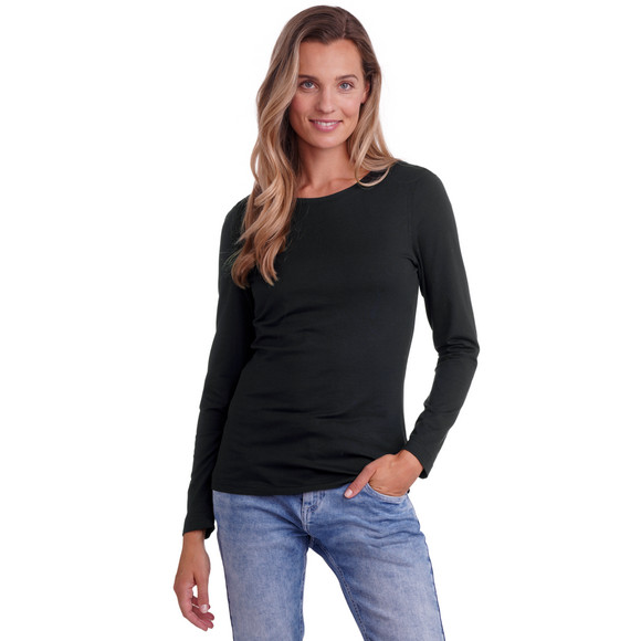 Damen Langarmshirt im Basic-Look