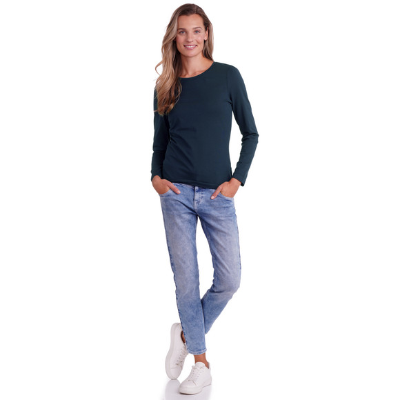 Damen Langarmshirt im Basic-Look