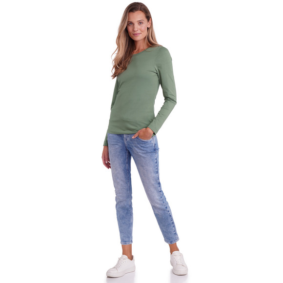 Damen Langarmshirt im Basic-Look