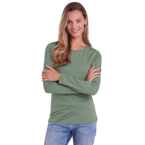Damen Langarmshirt im Basic-Look