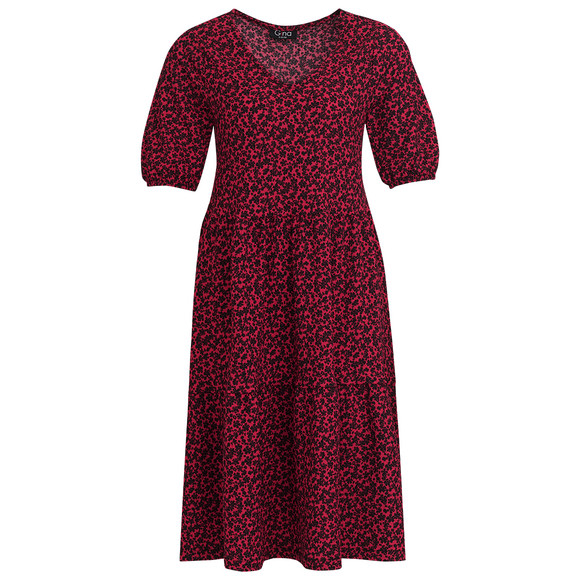 Damen Kleid aus strukturiertem Material