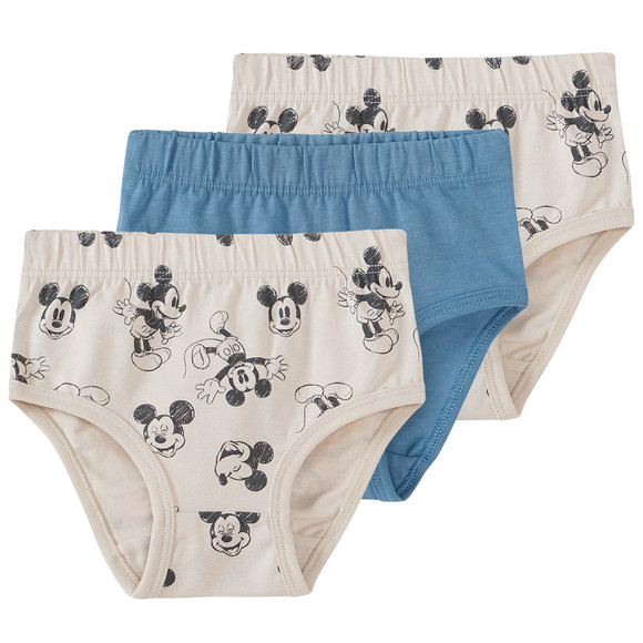 3 Mickey Mouse slips in luierpasvorm