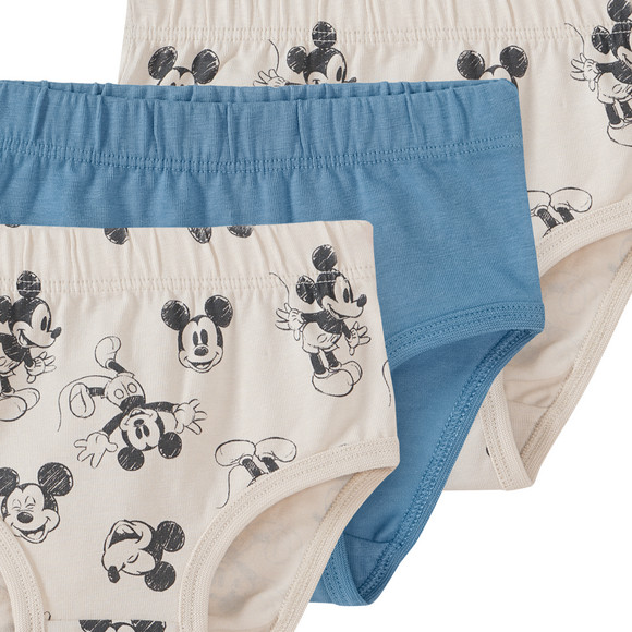 3 Mickey Mouse slips in luierpasvorm