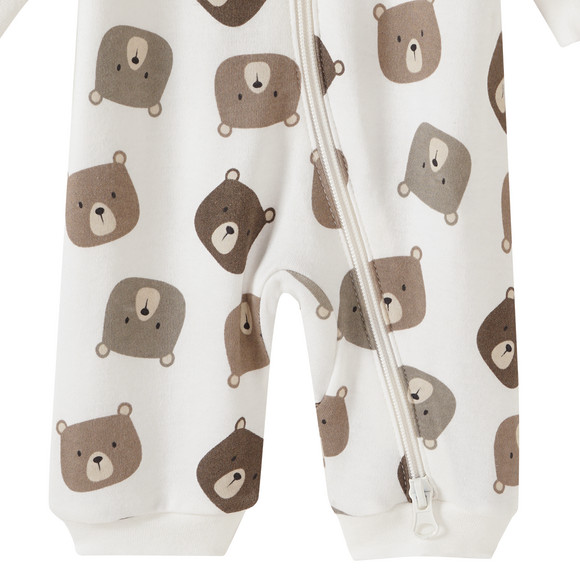 Newborn pyjama met beertjes allover