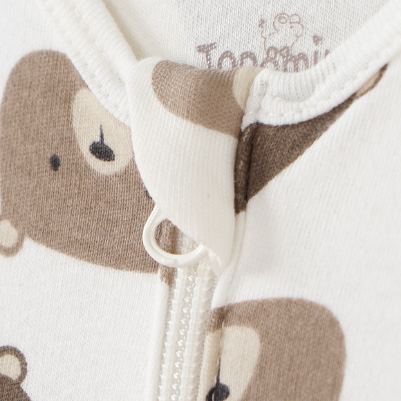 Newborn pyjama met beertjes allover