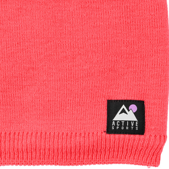 Ronde babysjaal met fleecevoering