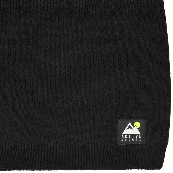 Ronde sjaal met fleecevoering voor kinderen