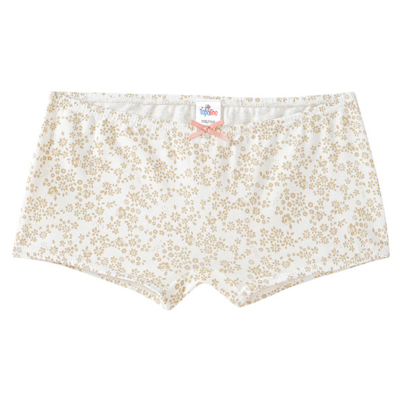 3 meisjes slips met all-over bloemen