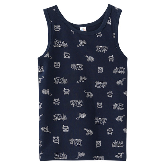 2 Jungen Unterhemden mit Bio-Baumwolle