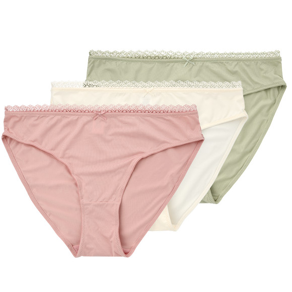 3 damesslips van microvezel