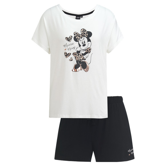 Minnie Mouse-shorty met folieprint