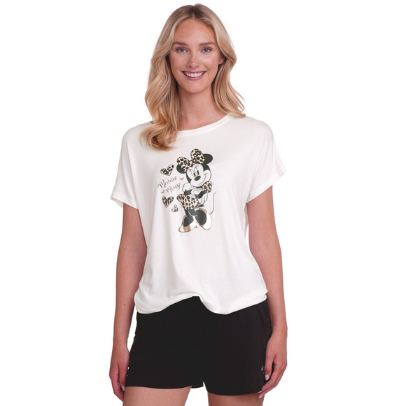 Minnie Mouse-shorty met folieprint