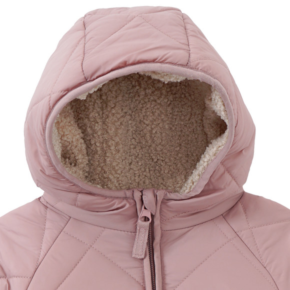 Gewatteerd babyjasje met teddyvoering