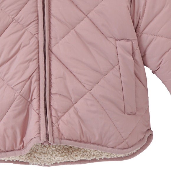 Gewatteerd babyjasje met teddyvoering