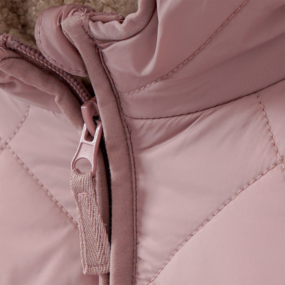 Gewatteerd babyjasje met teddyvoering