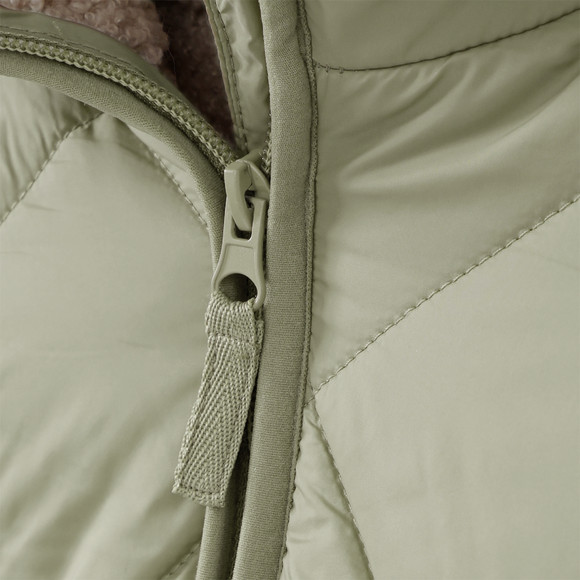 Gewatteerd kinderjack met teddyvoering