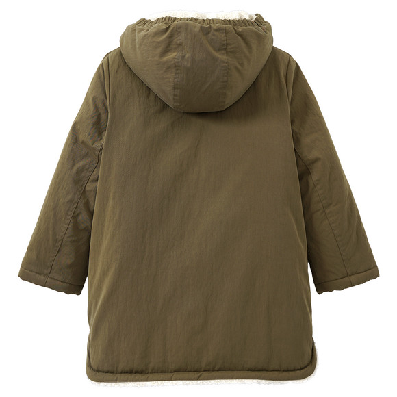 Meisjesparka met pluche voering