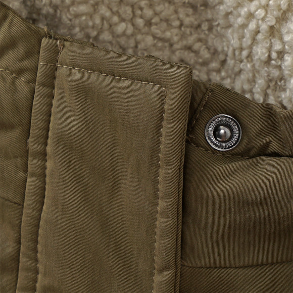 Meisjesparka met pluche voering