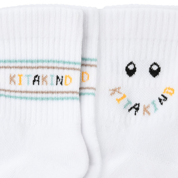 2 Paar Kinder Tennissocken mit Kita-Motiv