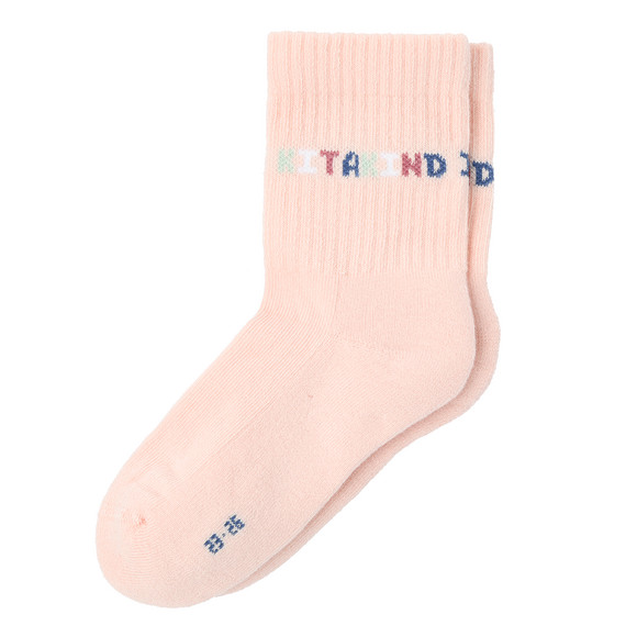 2 Paar Mädchen Tennissocken mit Kita-Motiv
