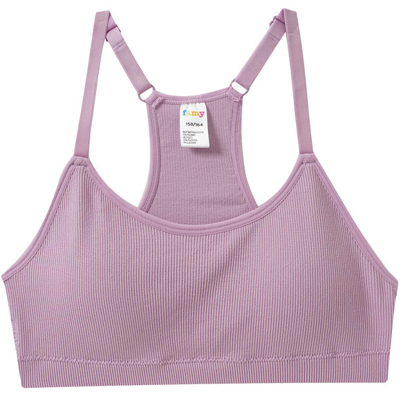 2 Mädchen Seamless-Bustiers mit Pads