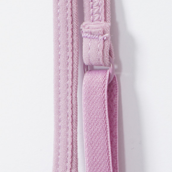 2 naadloze bustiers voor meisjes met geribde structuur