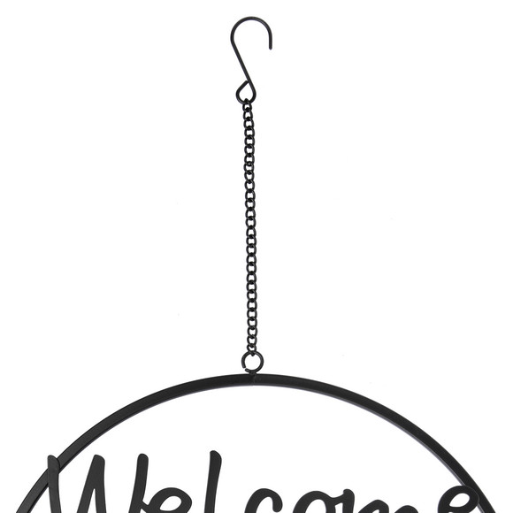 Wanddecoratie van welkom metaal