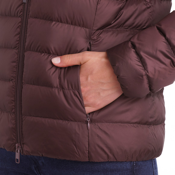 Damen Soft-Daunenjacke mit Kapuze