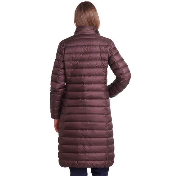 Dames zachte donsjas met capuchon