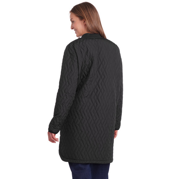 Gewatteerde damesjas met ritssluiting