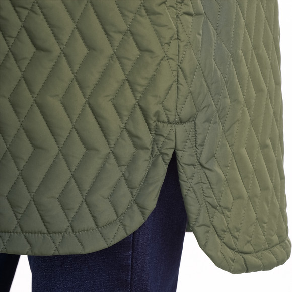 Gewatteerde jas voor dames met rits