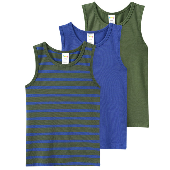 3 baby-onderhemden in verschillende dessins